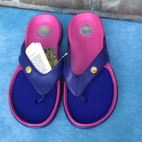 Hawaiian Jellys Slide Flip Flop Flat Sandals Women's Sz 9 - Picture 1 of 9